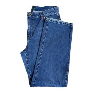 Lauren Jeans Co Ralph Lauren Ladies Size 14 Straight Leg Blue Jeans Stretch